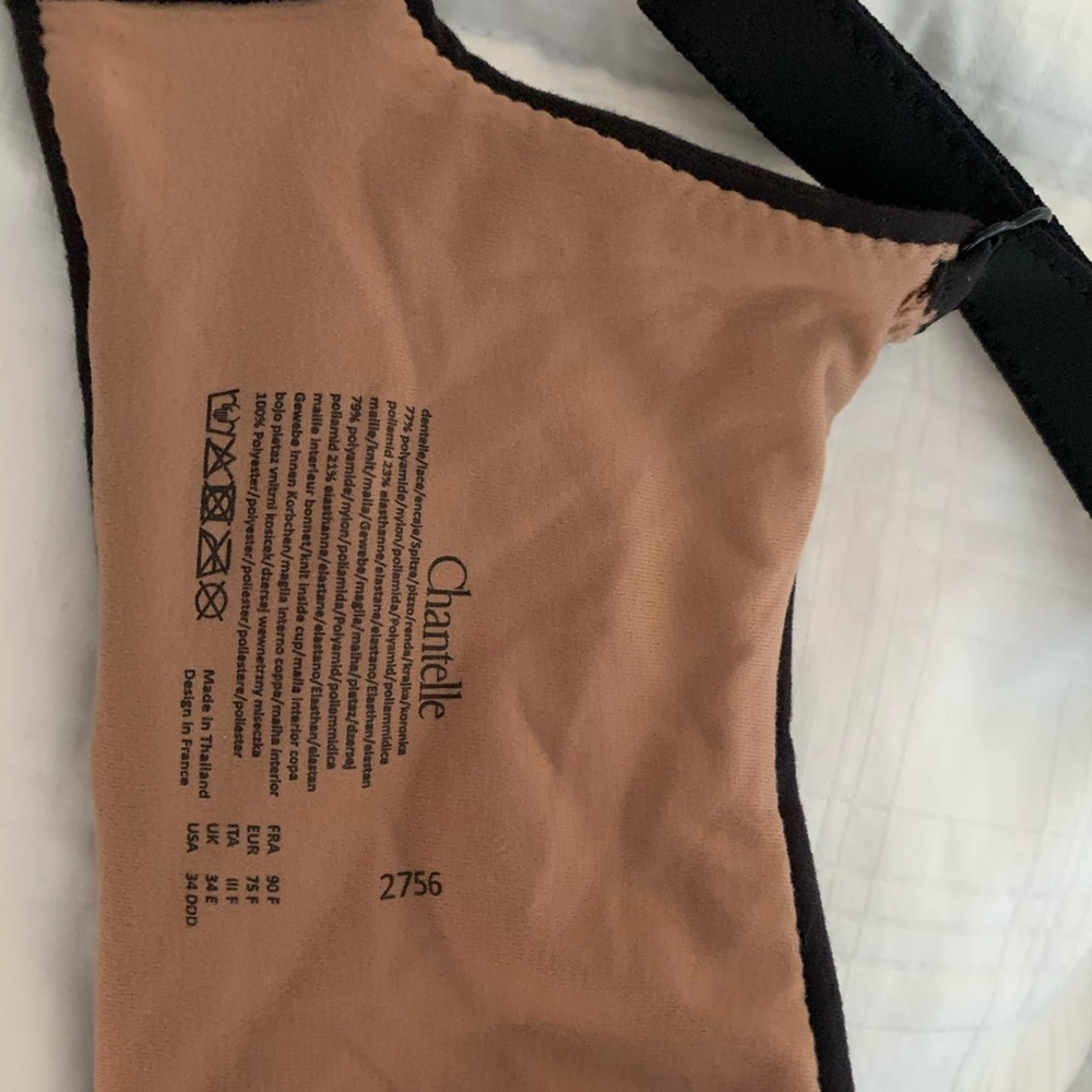 NWT Chantelle Velvet Touch 3/4 Cup T-Shirt Bra - Picture 8 of 9